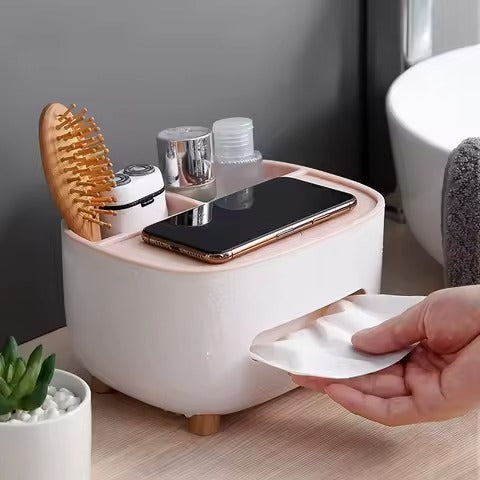 Multifunctional Tissue Box & Organizer
