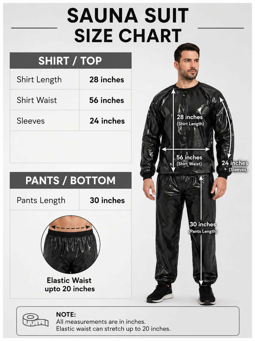 Sauna Suit Heavy Duty Anti Rip PVC