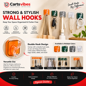 Self-Adhesive Heavy-Duty Wall Hook Hanger