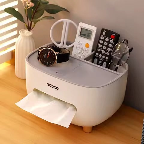 Multifunctional Tissue Box & Organizer
