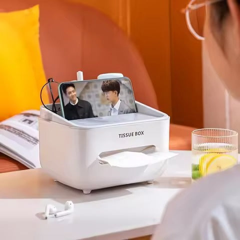 Multifunctional Tissue Box & Organizer
